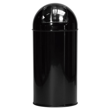 Dbmark - Collecteur "PUSH" 40L (avec système support sac) - Noir - 35 x 35 x 74 cm - Noir - PB-3140-BLA