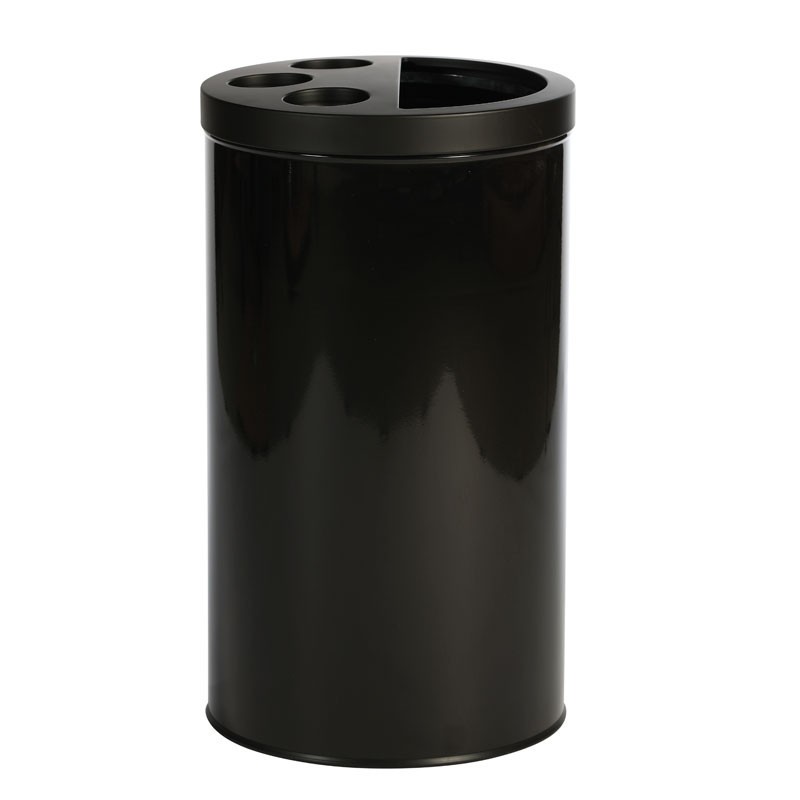 Dbmark - Collecteur mixte pour gobelets et déchets - Noir - PB-3143-BLA