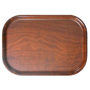 Dbmark - Plateau rectangulaire - Surface antidérapante - 45 x 32 cm - Bois - PH556016000