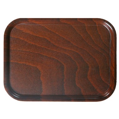 Dbmark - Plateau rectangulaire - Surface antidérapante - 27 x 20 cm - Bois - PH556516000