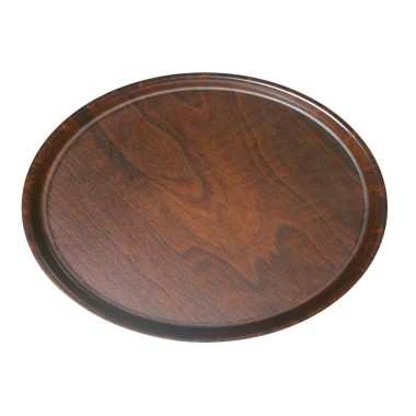 Dbmark - Plateau ovale - Surface lisse - 23 x 16 cm - Bois - PH557010000