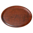Dbmark - Plateau ovale - Surface antidérapante - 33 x 24 cm - Bois - PH557046000