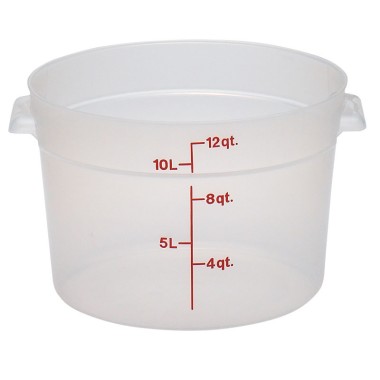 Dbmark - Boîte ronde - 37,8 x 37,8 cm - Translucide - RFS12PP190
