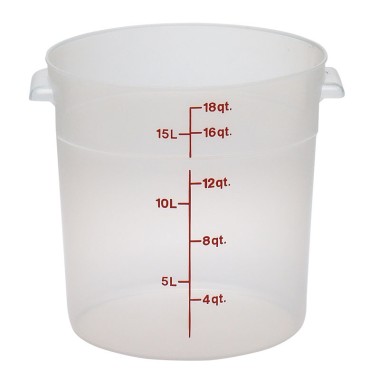 Dbmark - Boîte ronde - 37,8 x 37,8 cm - Translucide - RFS18PP190