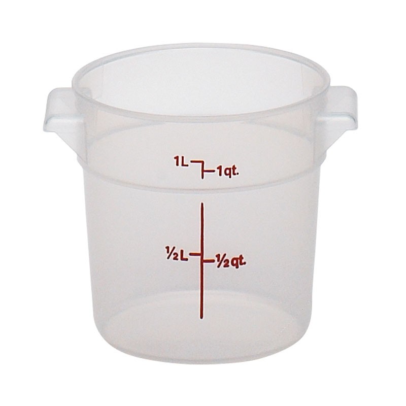 Dbmark - Boîte ronde - 15,4 x 15,4 cm - Translucide - RFS1PP190