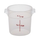 Dbmark - Boîte ronde - 15,4 x 15,4 cm - Translucide - RFS1PP190