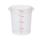 Dbmark - Boîte ronde - 20,8 x 20,8 cm - Translucide - RFS4PP190