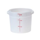 Dbmark - Boîte ronde - 25,2 x 25,2 cm - Blanc - RFS6148