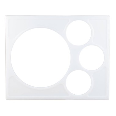 Dbmark - Un porte-saladier pour saladier de 38 cm et 3 pots - 65,5 x 56 cm - SBH15148