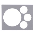 Dbmark - Un porte-saladier pour saladier de 38 cm et 3 pots - 65,5 x 56 cm - SBH15191
