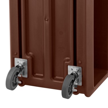Dbmark - Chariot de service Pro 4 roues pivotantes avec frein - 60,3 x 105,4 x 94,3 cm - SC337S131