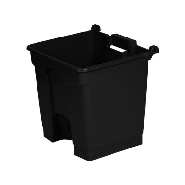 Dbmark - Cuve pour collecteur à pédale 30L - Antimicrobien - 39,5 x 38 x 40,7 cm - Noir - SO-1230-BLA-BASE