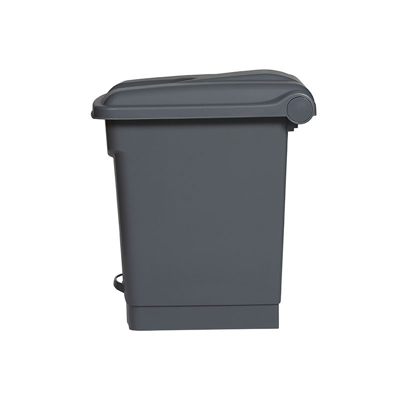 Dbmark - Collecteur à pédale 30L - 41 x 39,8 x 43,5 cm - Gris - SO-1230-GRY