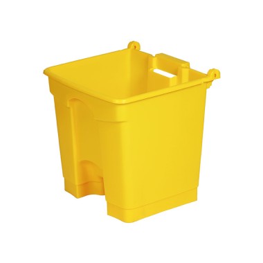 Dbmark - Cuve pour collecteur à pédale 30L - 39,5 x 38 x 40,7 cm - Jaune - SO-1230-YEL-BASE