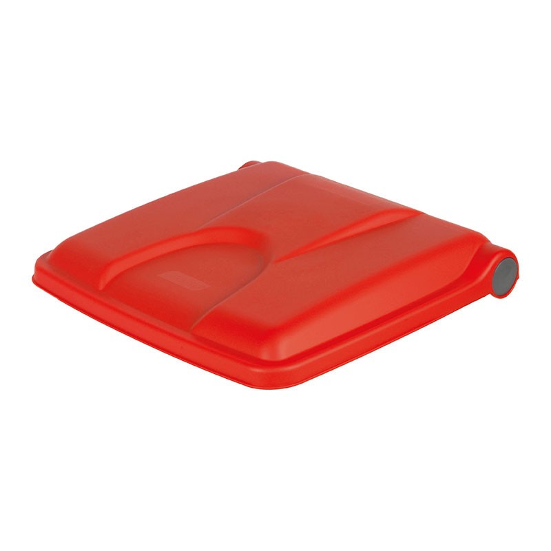 Dbmark - Couvercle pour collecteurs à pédale 30 & 45L - 41,2 x 40,8 cm - Rouge - SO-1245-RED-LID