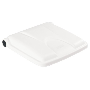 Dbmark - Couvercle pour collecteurs à pédale 30 & 45L - 41,2 x 40,8 cm - Blanc - SO-1245-WHT-LID