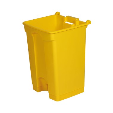Dbmark - Cuve pour collecteur à pédale 45L - 39,5 x 38 x 57,4 cm - Jaune - SO-1245-YEL-BASE