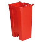 Dbmark - Collecteur à pédale sans couvercle - 48,3 x 39 x 79 cm - Rouge - SO-1290-RED-BASE