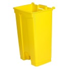 Dbmark - Collecteur à pédale sans couvercle - 48,3 x 39 x 79 cm - Jaune - SO-1290-YEL-BASE