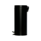 Dbmark - Collecteur à pédale 30L NOIR MAT (avec bac intérieur en plastique) - 29,2 x 29,2 x 64 cm - SO-6030-MBLA