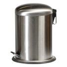 Dbmark - Collecteur à pédale "Design" inox 5L - 24 x 24 x 31 cm - Inox satiné - SO-6205-SSSTL