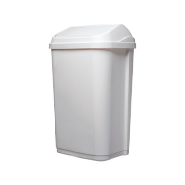 Dbmark - Collecteur à couvercle basculant 10L - Blanc - ST-0210-WHT