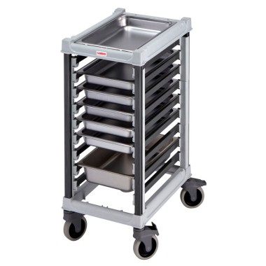 Dbmark - Echelle mobile GN1/1 basse - 9 niveaux GN - 73 x 43,8 x 101,6 cm - Gris Moucheté - UGNPR11H9480