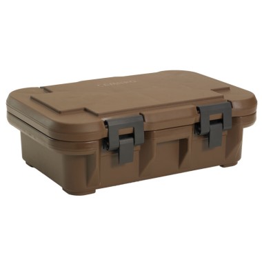 Dbmark - Conteneur isotherme à chargement par le haut Gamme S - 43,5 x 64 x 22 cm - Marron Foncé - UPCS140131