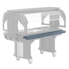 Dbmark - Glissière à plateaux pour module 183 cm pour buffet Versa - 167,6 x 29,2 x 11,6 cm - Granit Gris - VBRR6191