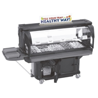 Dbmark - Porte-enseigne pour buffet Versa - 91,4 x 15,2 x 23,5 cm - Transparent - VBRSHTS152