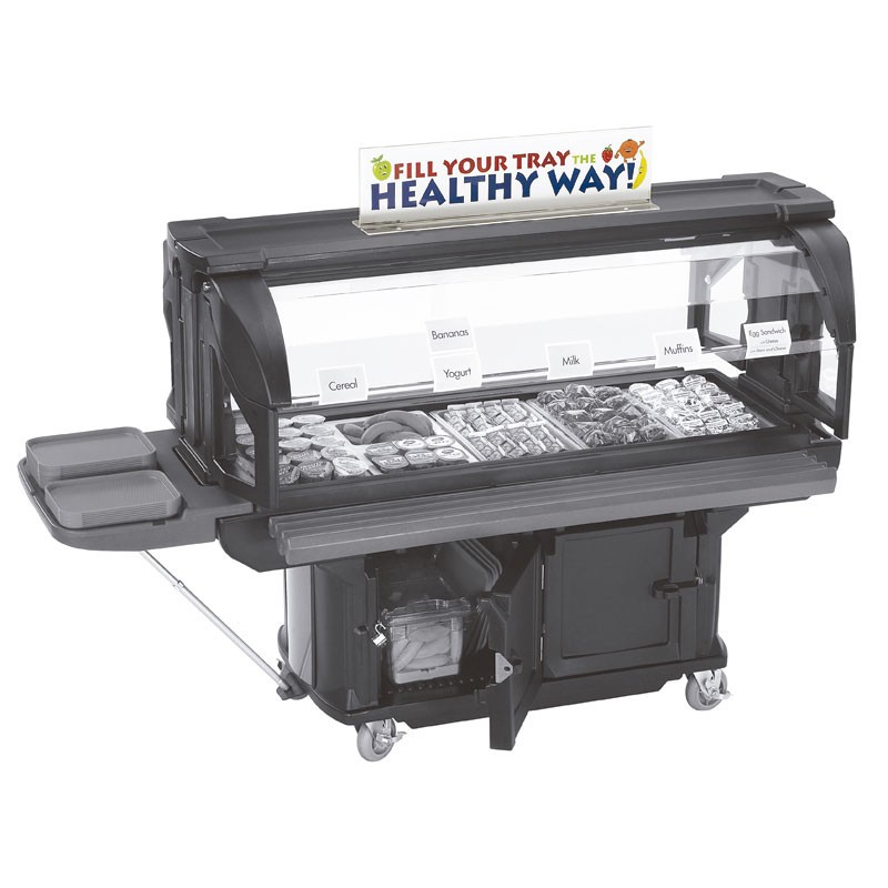Dbmark - Porte-enseigne pour buffet Versa - 91,4 x 15,2 x 23,5 cm - Transparent - VBRSHTS152