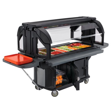 Dbmark - Buffet Versa avec roues standards et compartiment de stockage - 175,3 x 108 x 159,4 cm - VBRU5110