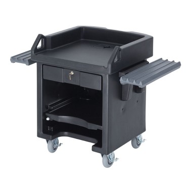 Dbmark - Chariot Versa pour caisse enregistreuse avec roues standards et 2 tablettes - 134 x 81,9 x 109,2 cm - VCSWR110