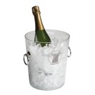 Dbmark - Seau Champagne avec poignées  - 20,3 x 20,3 cm - Transparent - WC100CW135