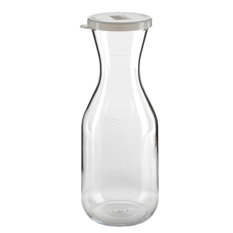 Dbmark - Carafe avec couvercle - 24,8 cm haut - Transparent - WW1000135