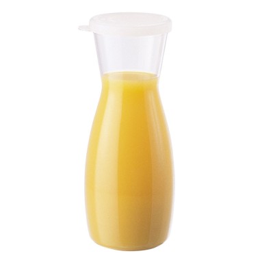 Dbmark - Carafe avec couvercle - 20 cm haut - Transparent - WW500135