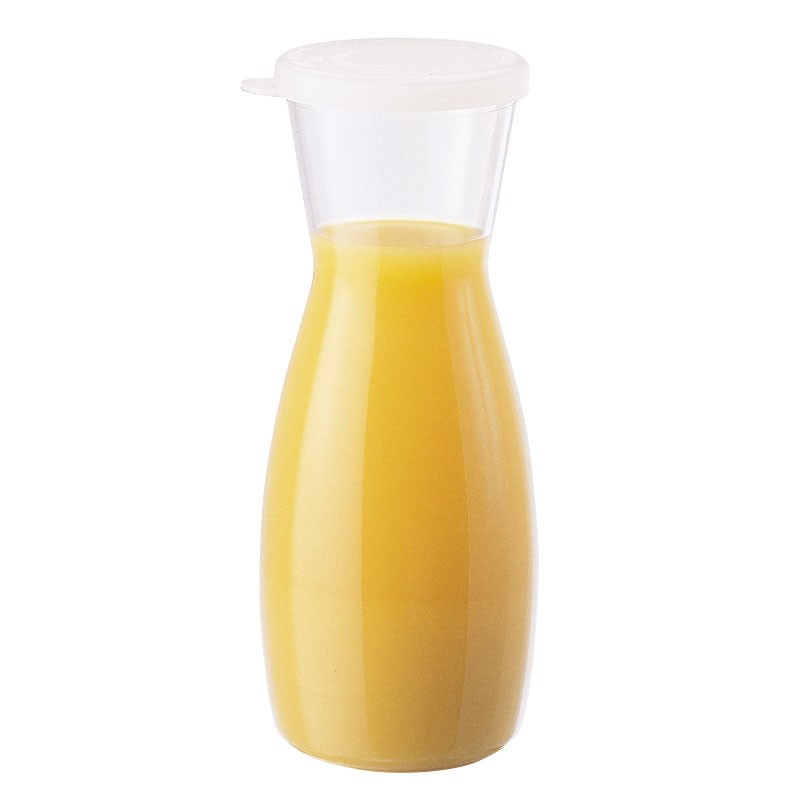 Dbmark - Carafe avec couvercle - 20 cm haut - Transparent - WW500135