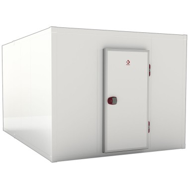 Diamond - Chambre combi ISO 100, dim. int. 2830 x 1430 & 2830 x 1230 xh 2230  mm  (9,02 + 7,76 m³) - C1810/XBF-COMBI