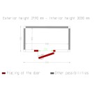 Diamond - Chambre ISO 80, dim. int. 2030 x 1030 xh 2030 mm  (4,24 m³) - C43B/BF