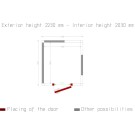 Diamond - Chambre ISO 100, dim. int. 2030 x 1830 xh 2030 mm  (7,54  m³) - C80A/10BF