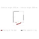 Diamond - Chambre ISO 80, dim. int. 2030 x 1830 xh 2030 mm  (7,54 m³) - C80A/BF