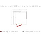 Diamond - Chambre ISO 100, dim. int. 2030 x 2030 xh 2030 mm (8,37  m³) - C90A/10BF