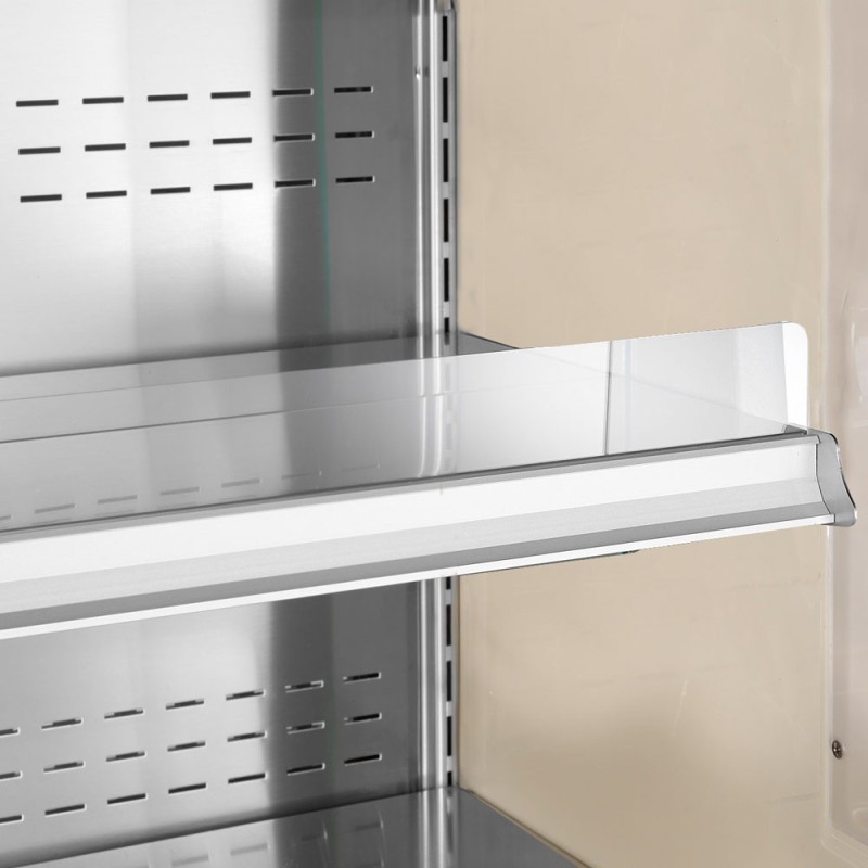 Diamond - Murale réfrigéré, ventilé, avec portes coulissantes en verres - NOIR - PD10/B5-R2