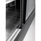 Diamond - Murale réfrigéré, ventilé, avec portes coulissantes en verres - NOIR - PD10/B5-R2