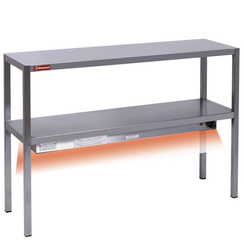 Diamond - Etagère de "chef" chauffante - 2 niveaux - RC102