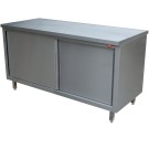 Diamond - Table armoire neutre, portes coulissantes, "traversante centrale - TAP127/B