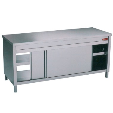 Diamond - Table sur armoire neutre "traversante centrale - TAP127/M