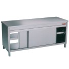 Diamond - Table sur armoire neutre "traversante centrale - TAP127/M