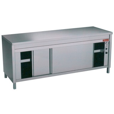 Diamond - Table  armoire chauffante portes couliss. - TE106/M