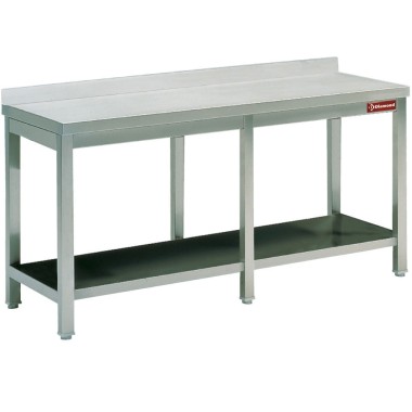 Diamond - Table de travail avec sous tablette + bord arrière - TL2261A
